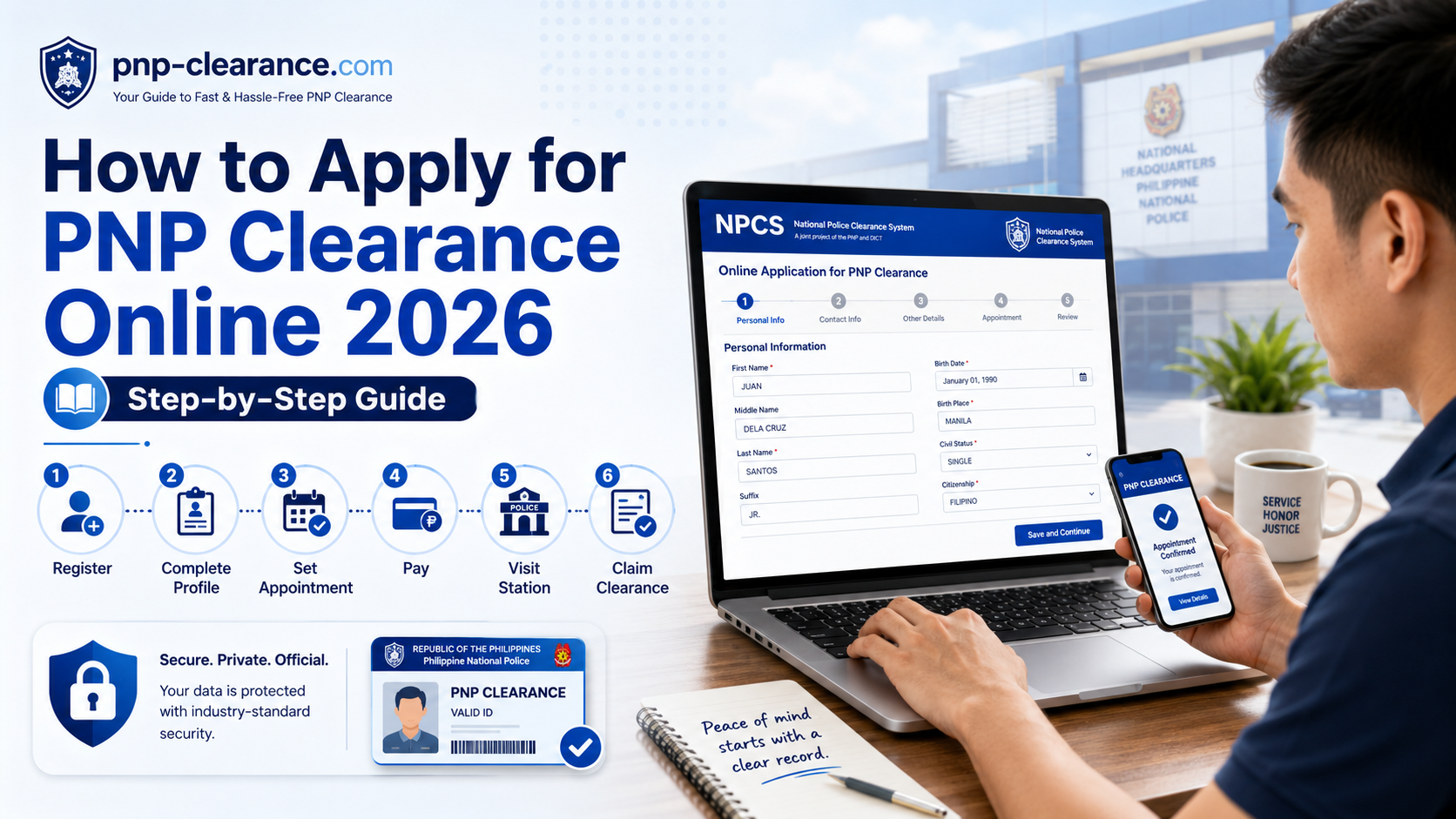 how to apply for PNP Clearance online step-by-step guide 2026